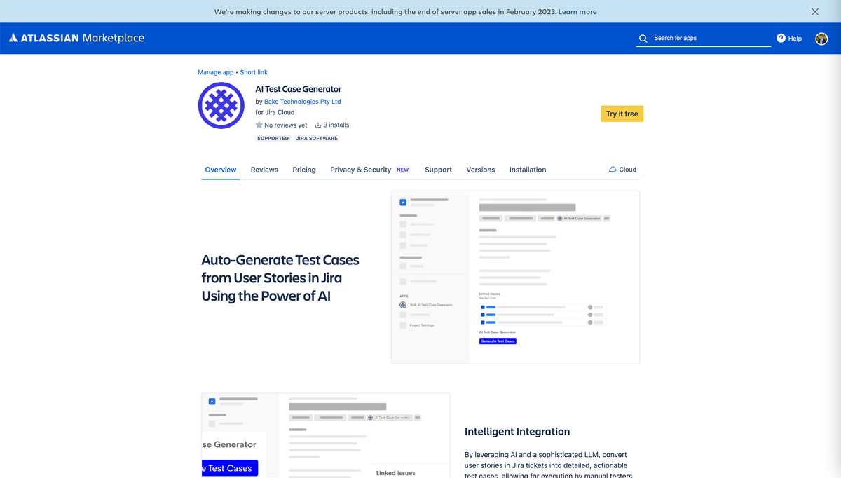 AI Test Case Generation in Jira | BakeQA